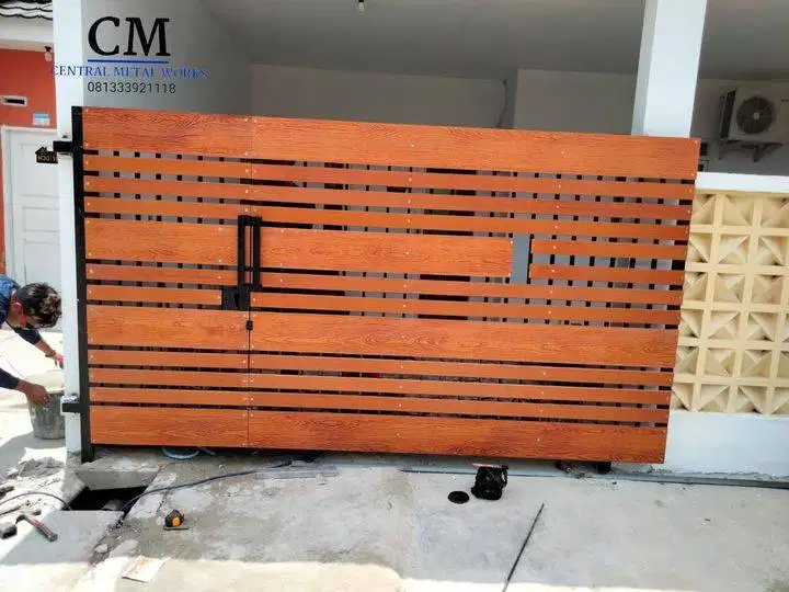 Pagar Model Kayu Lisplang Custom Modern Garansi Berkualitas SNI