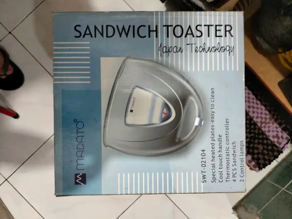 sandwich toaster madato jepang baru ex hadiah