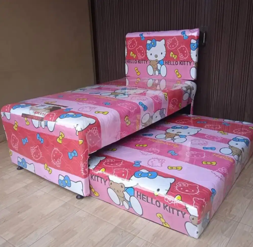 Springbed sorong hello kitty cantik