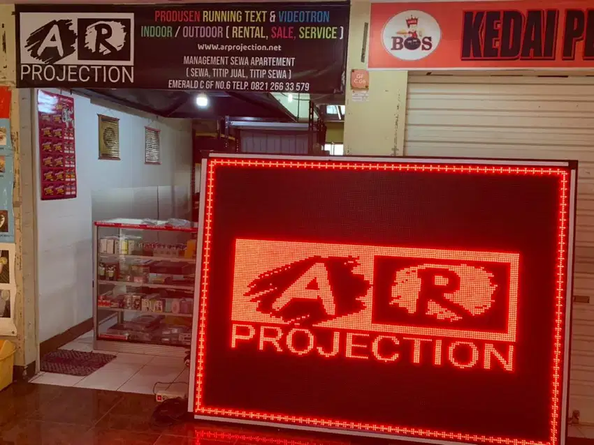 Produsen RUNNING TEXT, VIDEOTRON, JADWAL SOLAT, HURUP TIMBUL, NEONBOX