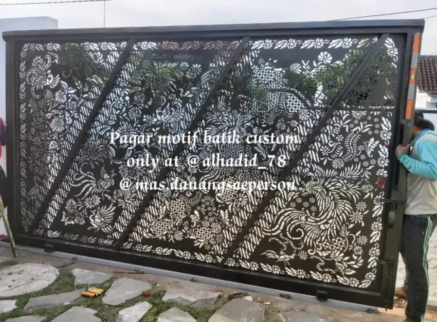 Best Seller : Pagar Motif Laser Cutting Metal