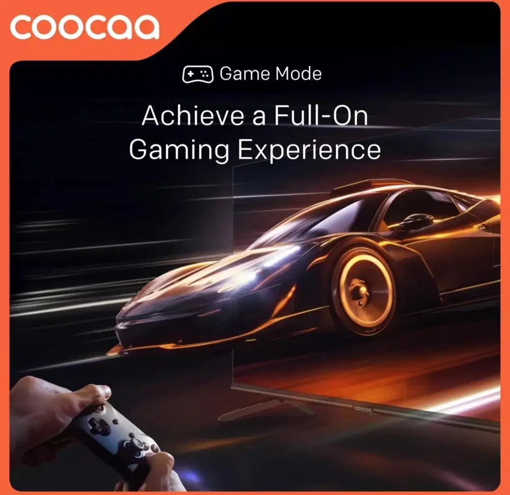 Coocaa LED TV 32 Google TV Android 11 Frameless Dolby Audio Resmi