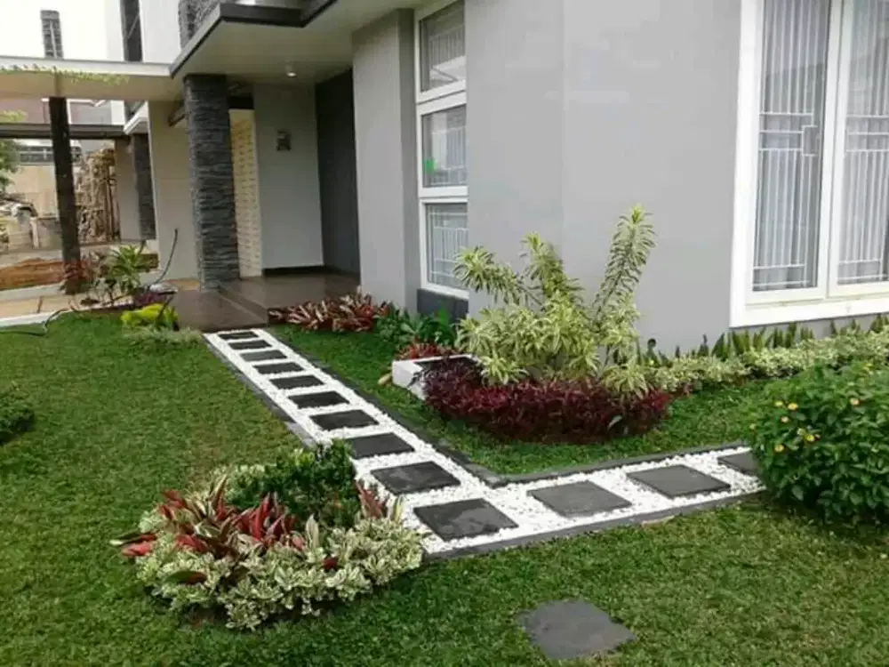 Jasa bikin Taman murah jogja ready rumput gajah mini & Manila Jepang