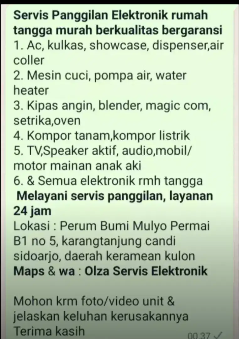 Servis panggilan pompa air,mesin cuci,kipas angin,magic com,dispenser