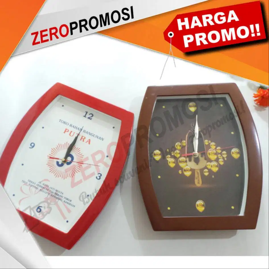 Barang promosi Jam 1728 P Kotak Custom Logo Murah