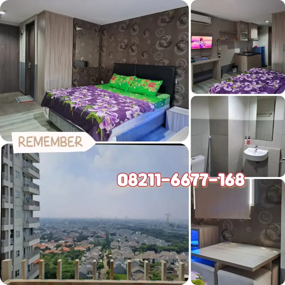 Menyewakan apartemen harian kota tangerang