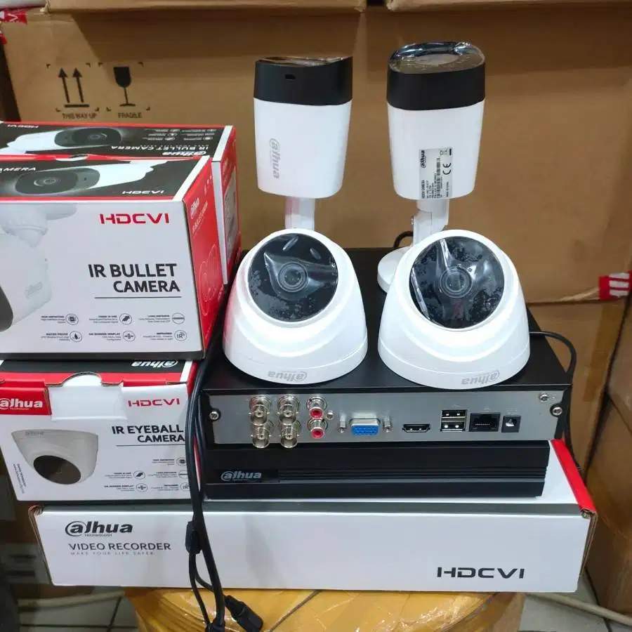 Paket cctv 4 camera full HD plus pemasangan beres