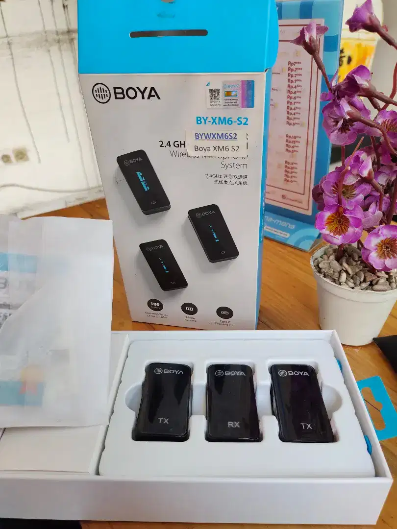 Wireless Microphone Boya XM6 S1