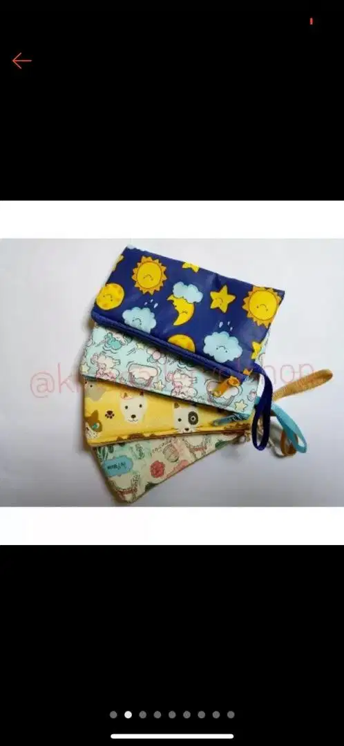 Tempat hp / coin dgn mcm2 pic murah-motif & warna random