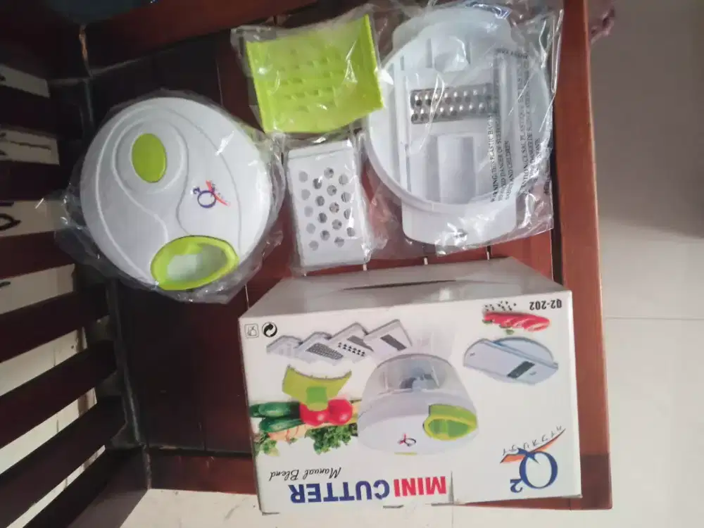 Mini cutter manual blend pemarut dan pisau