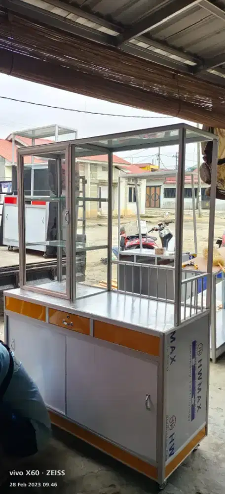 Steling Burger + pintu 150*50*170 SUPER MURAH