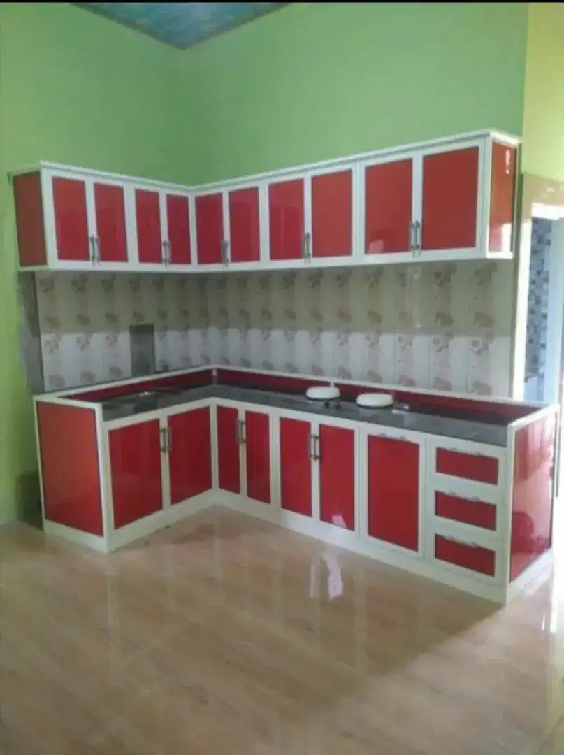 Kitchen set minimalis aluminium di jamin murah bergaransi berkualitas