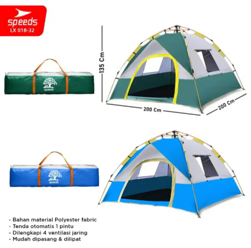 Tenda Camping Speeds 1 Pintu 018-32