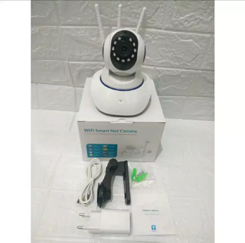 Ip camera CCTV wifi kamera online HD 1080P 3 antena aplikasi V380