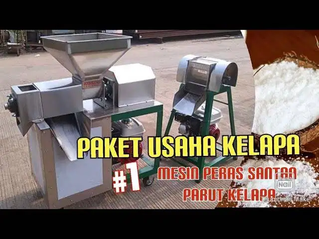 PROMO MURAH bisa COD 1 set mesin usaha kelapa