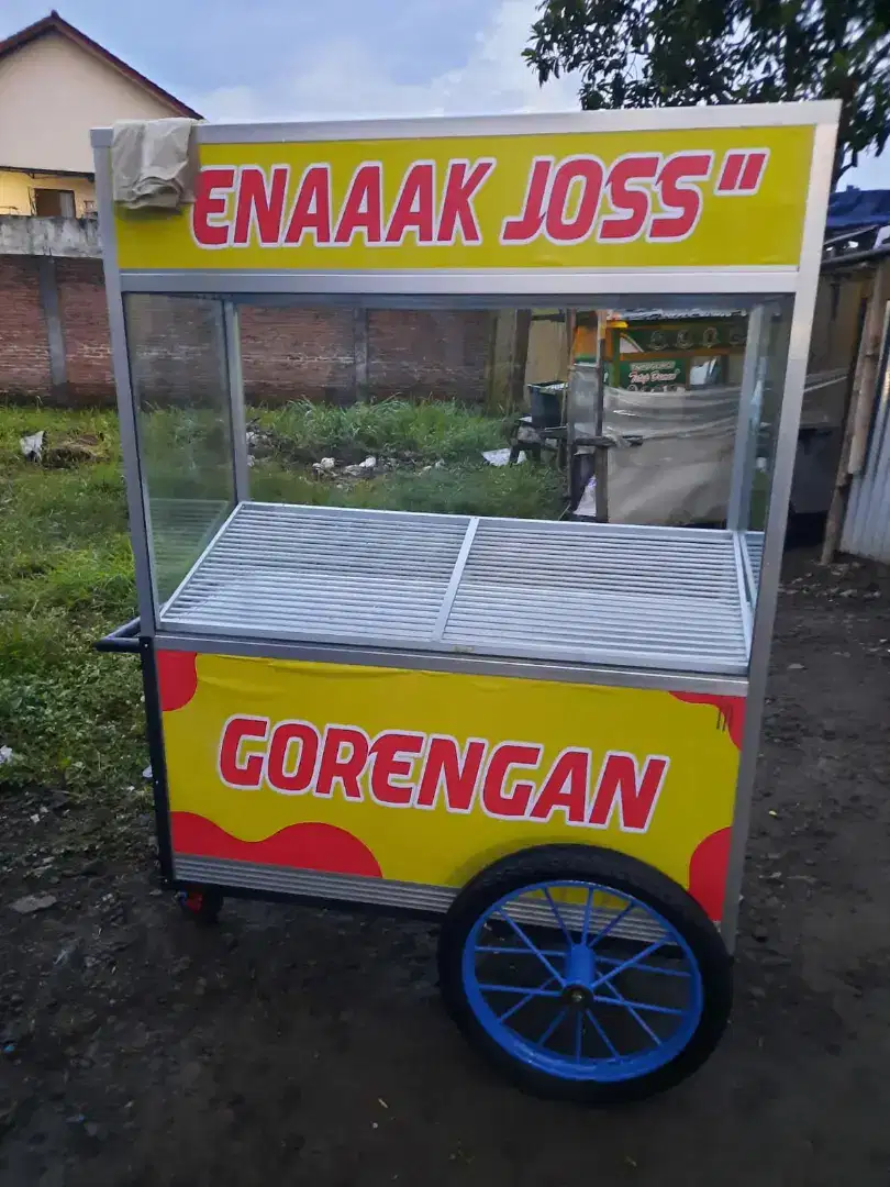 Gerobak dorong jualan