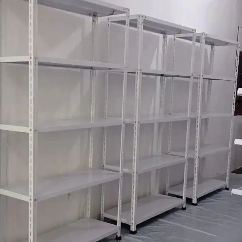 Rak besi 5 dan 4 susun 100x40x200cm Tebal Kokoh Bayar ditempat
 Depok