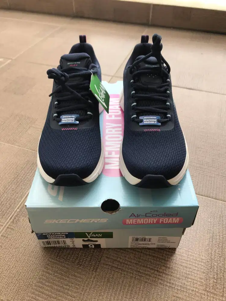 Skechers Flex comfort 149886 Navy purple women's