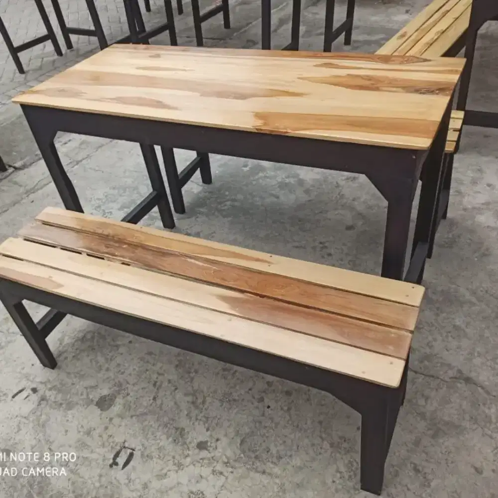 Meja warkop murah bahan jati