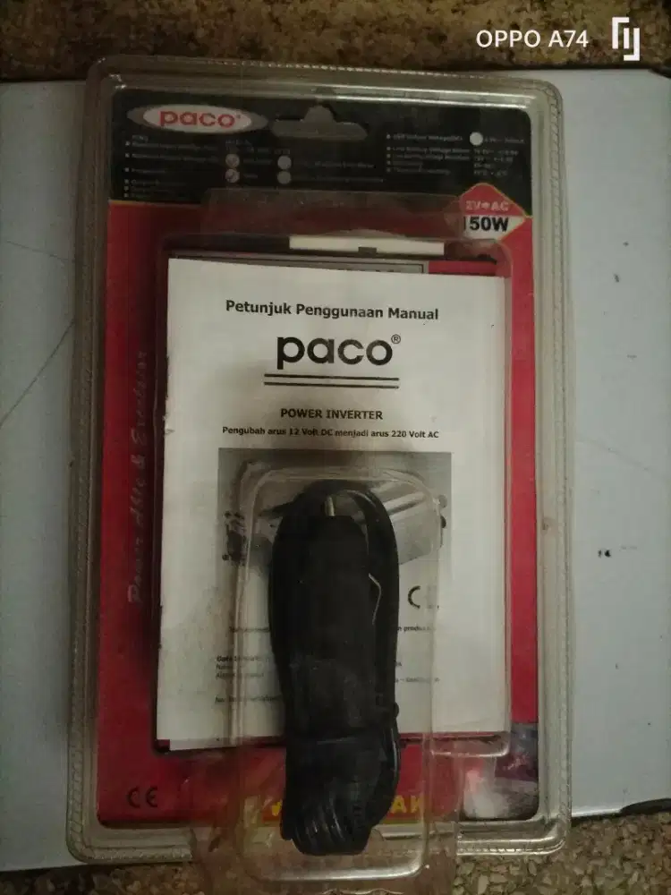 Komperter DC ke AC merk Paco kapasitas 150wat baru
