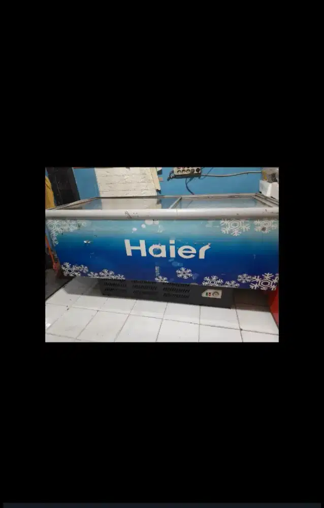 Dijual murah freezer haier 750liter