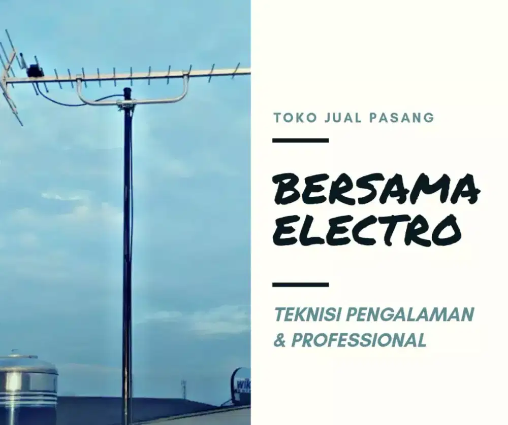 Instalasi Pemasangan Baru Antena TV Digital Bergaransi