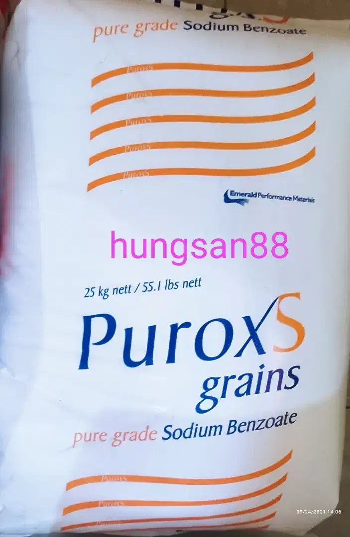 Purox S Grains/Sodium Benzoate Holland, bahan pengawet MAKANAN FOOD GR