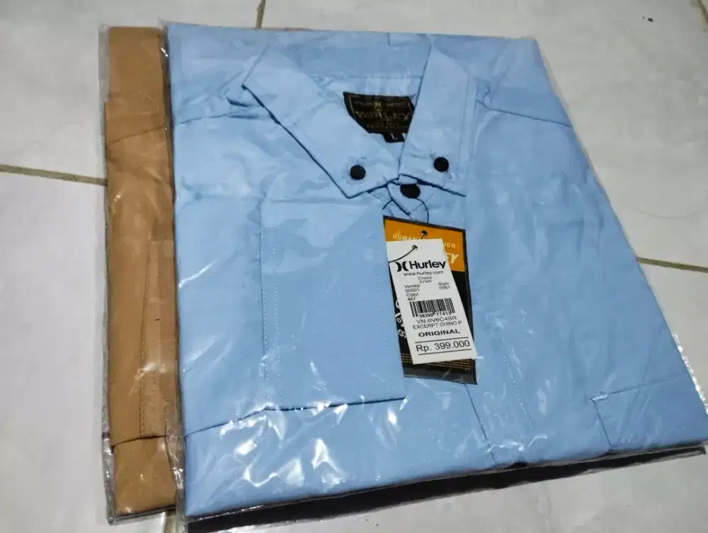 Kemeja Lengan Panjang Pria Keren Baru