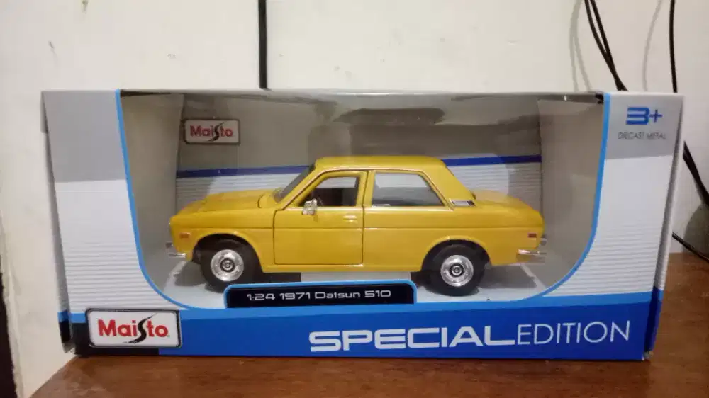 Jual miniatur mobil die cast forklift