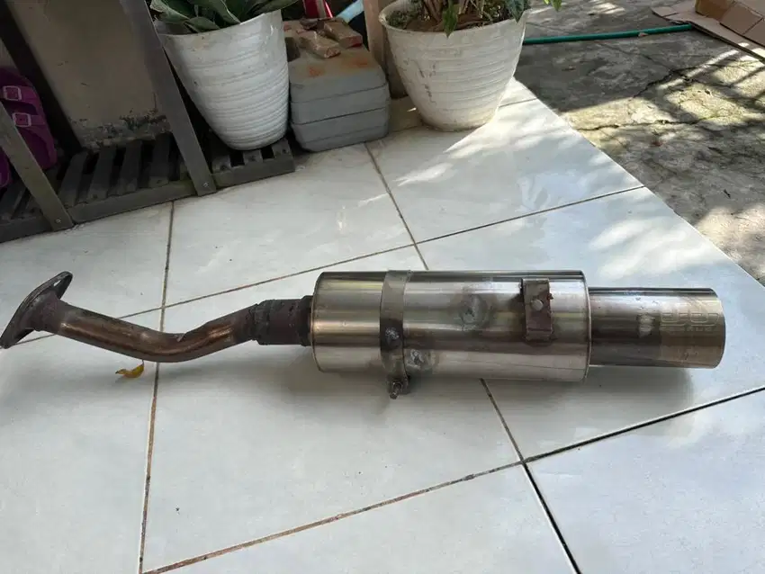 Muffler knalpot yy exhaust brio