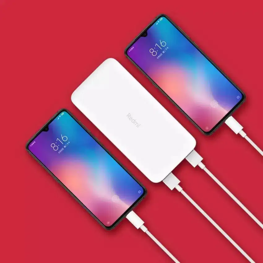 Xiaomi redmi power bank fast charger 2port 10000mah