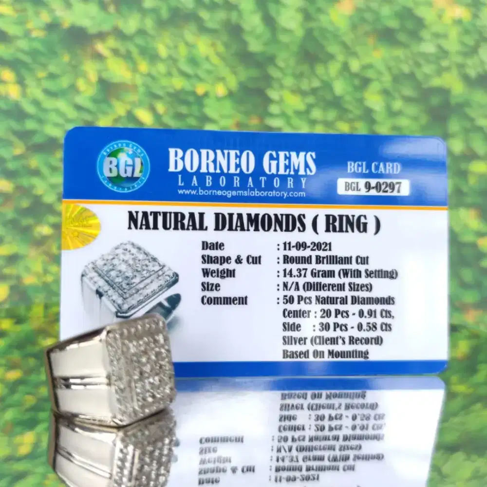 (Cincin Berlian (Diamond) Banjar Asli Murah)