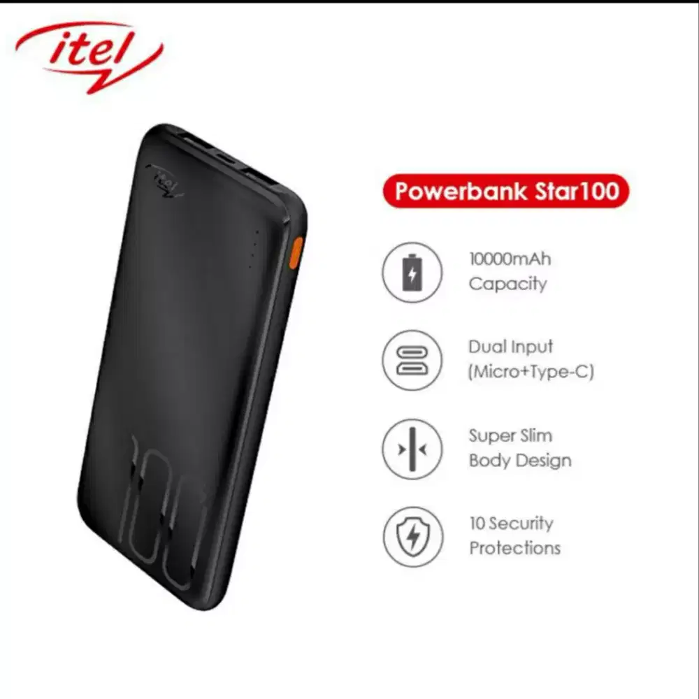 POWERBANK ITEL STAR 100 10.000 MAH