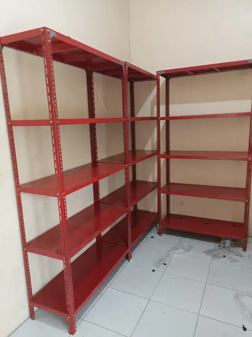 RAK BESI SIKU HASIL PRODUKSI SENDIRI