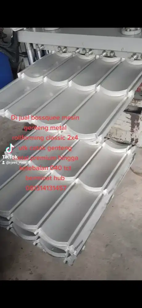Mesin genteng metal rollforming di jual