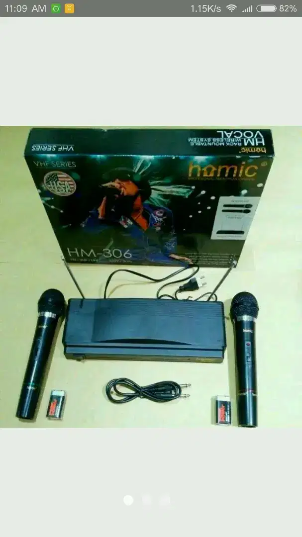 mikrofon wirelless homic