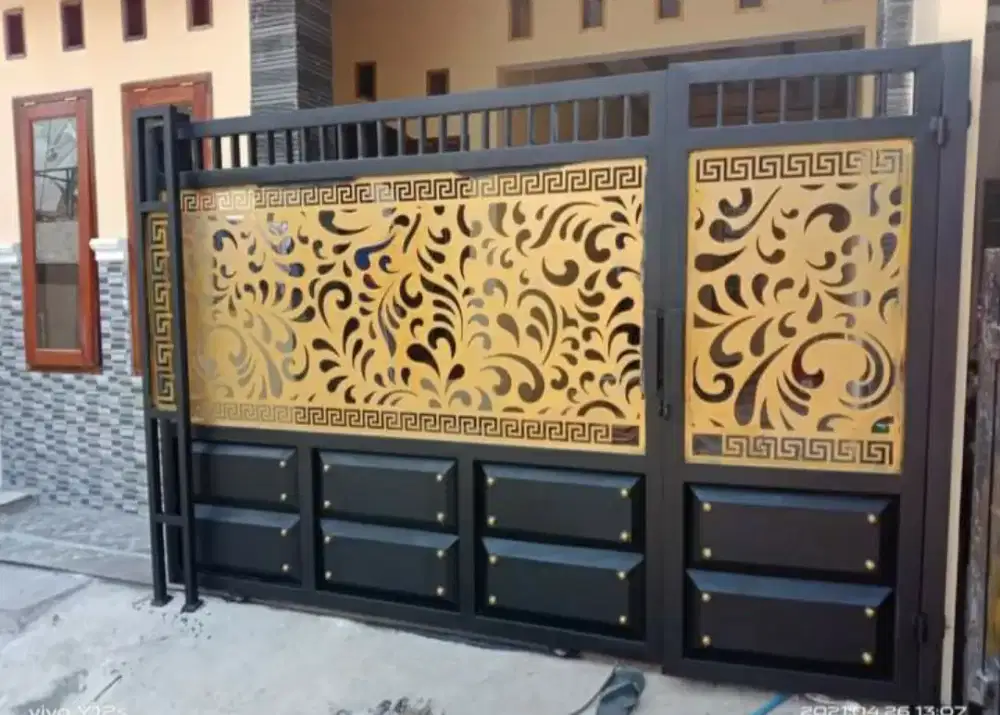 Pintu cutting laser pengaman rumah anda