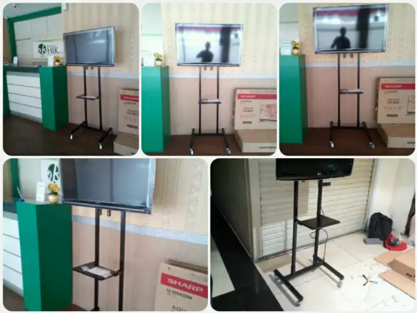 Bracket standing jual dan pasang braket LED LCD TV