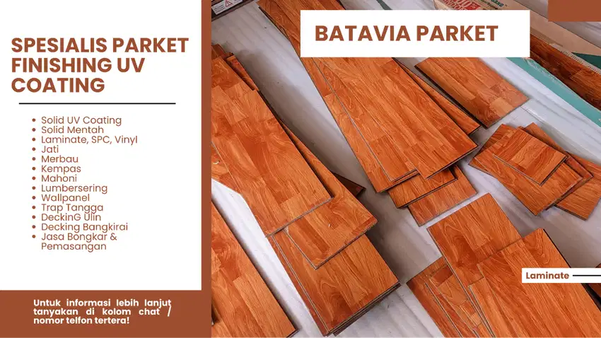 Lantai kayu laminate / parket laminate berkualitas / laminate flooring