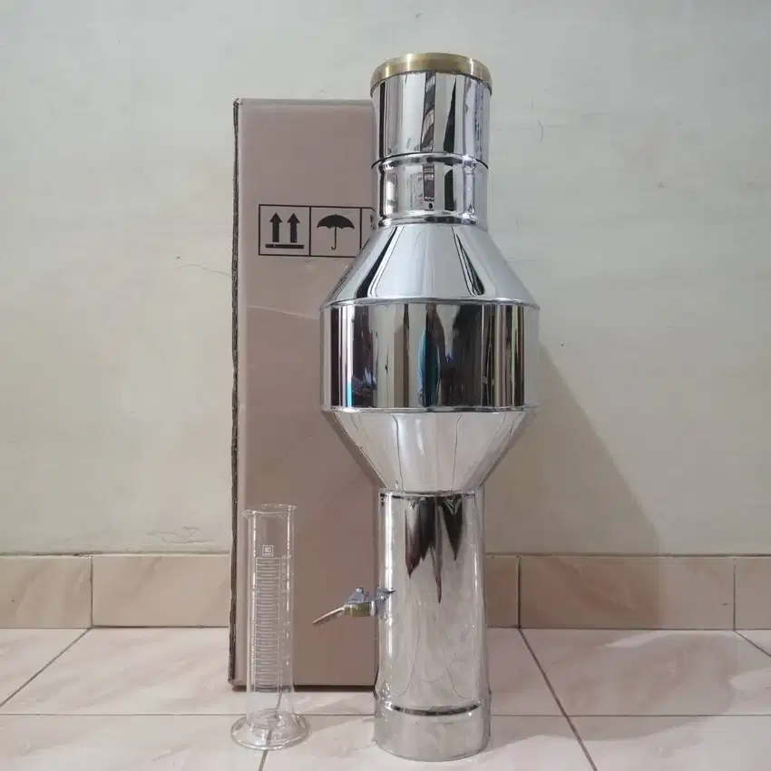 Ombrometer Pengukur/Penakar curah hujan Ombrometer Stainless