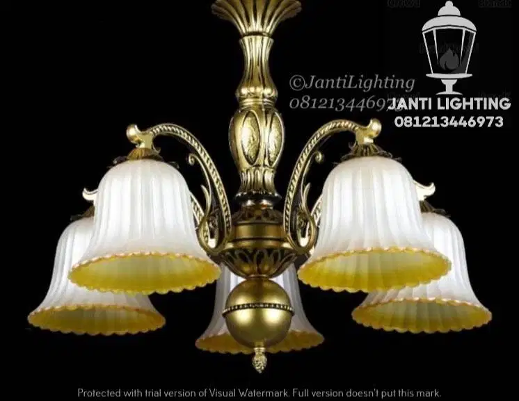 Lampu gantung cabang klasik dekorasi lampu gantung masjid