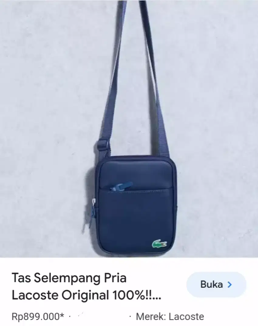 Tas Selempang Lacoste Original