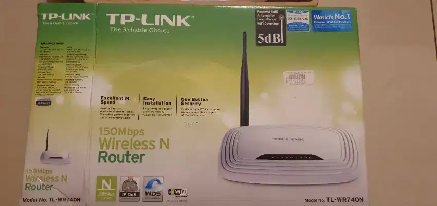 TP Link Wireless N 150mbps router (WR740N)