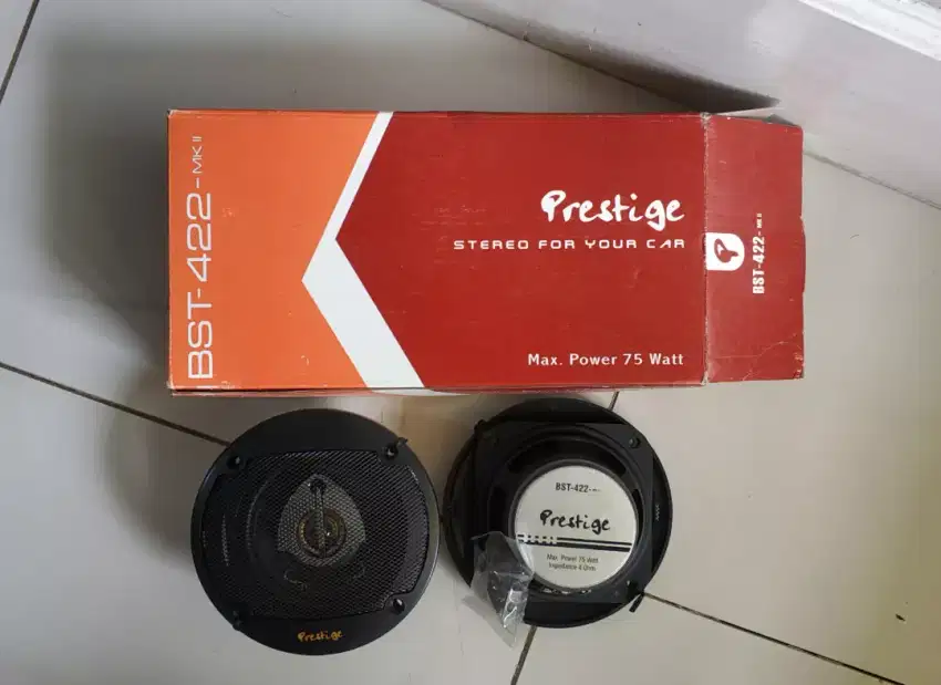 Dijual speaker ukuran 4 inch merek prestige