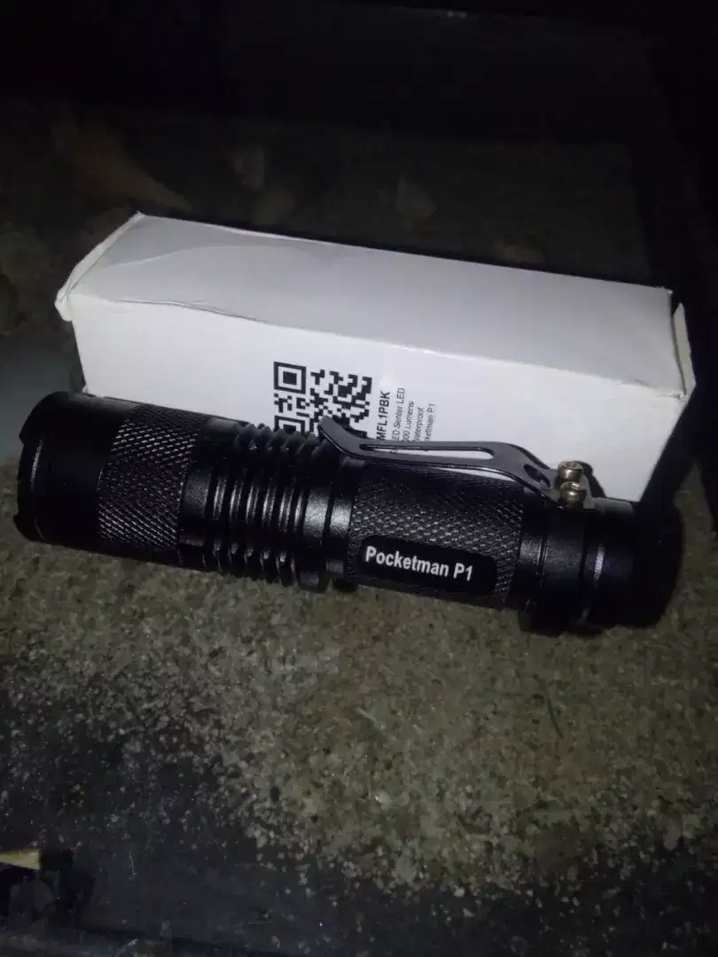 Senter LED ll Senter Tactical ll Senter LED Saku ll Flashlight Pocket