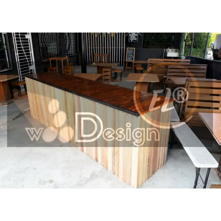 MEJA BAR COFFEE SHOP / PENGERJAAN CAFE / PAKET COFFEE SHOP