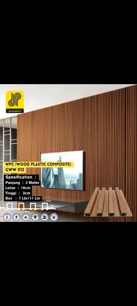 Distributor Plafon PVC dan WPC modern