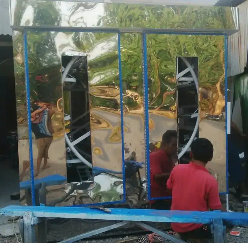 Mesin oven roti rotari