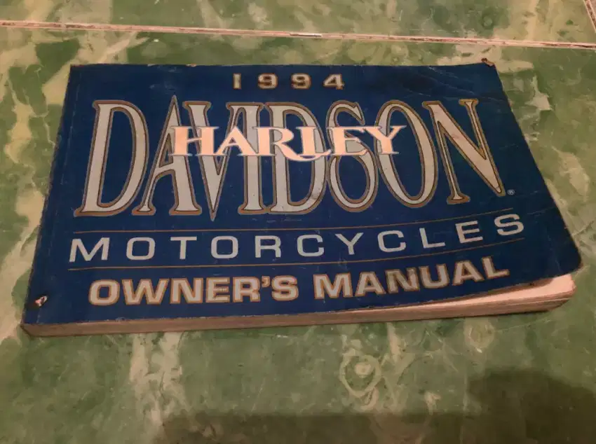 Buku manual service harley davidson owners