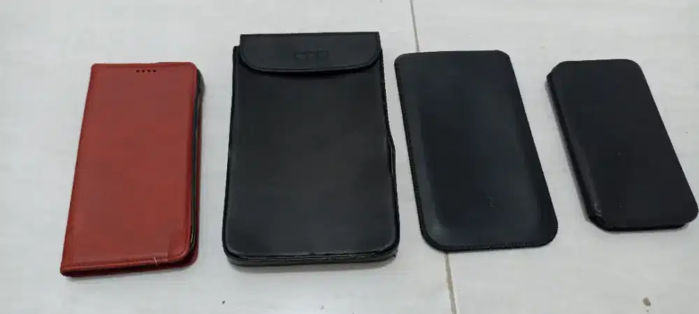 Jual cepat 4 leather case hp